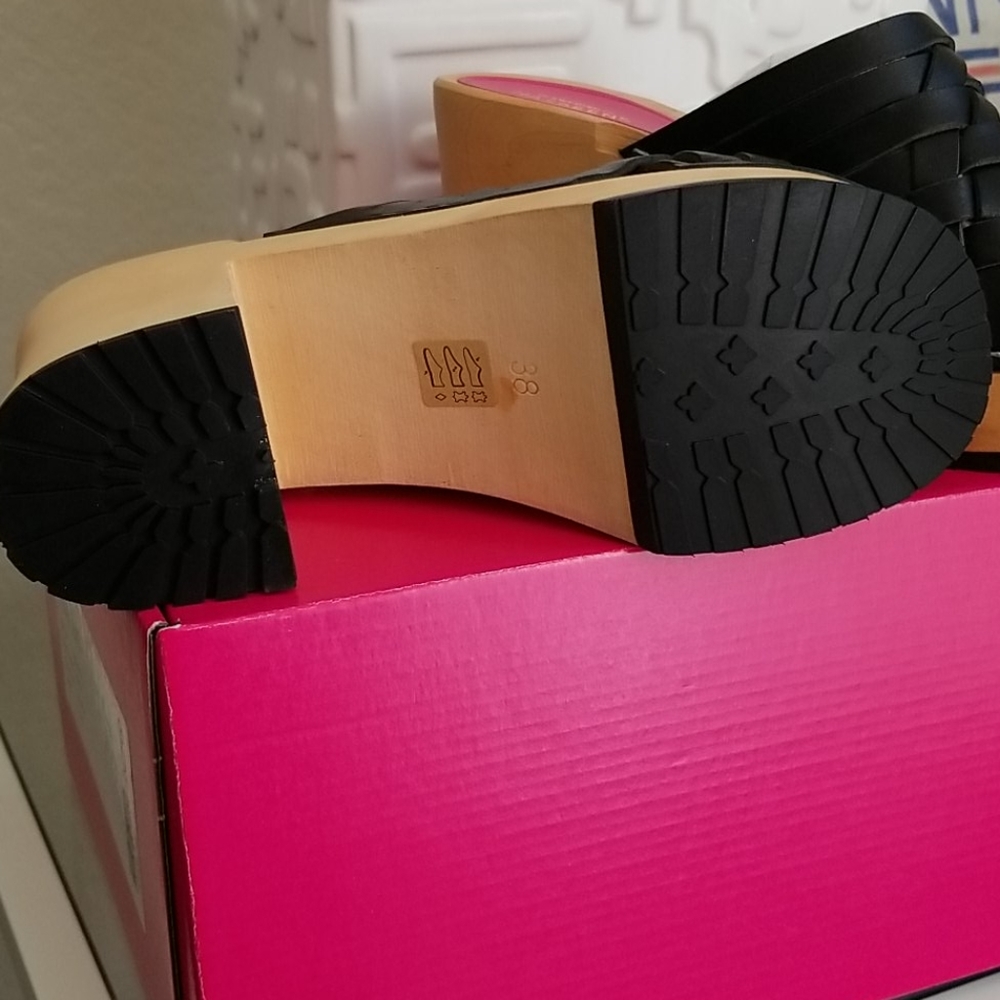 Nwt | Swedish Hasbeens | Monika Clog | Sz 38 - image 4